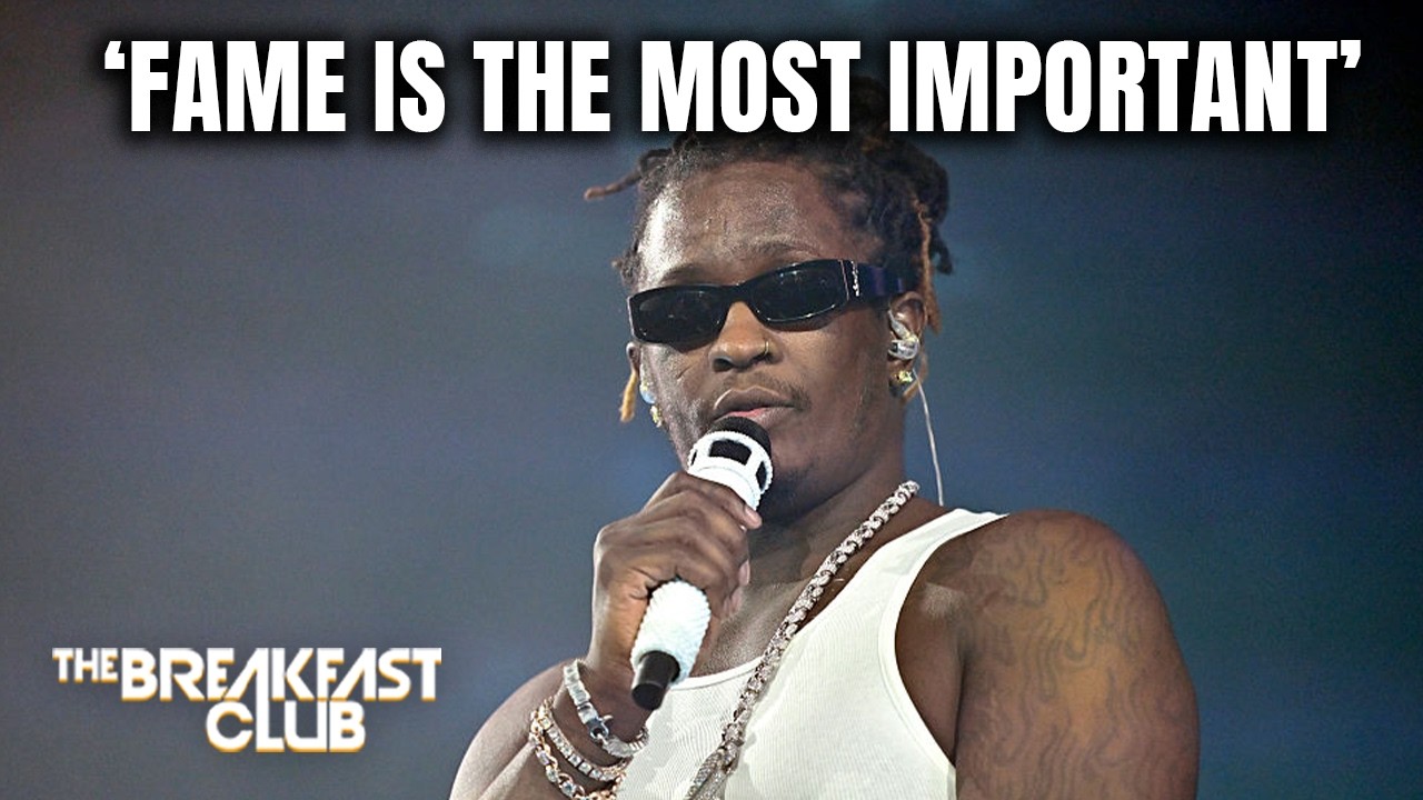 Young Thug Tells A Group Of Students That ‘Fame Is The Most Important Thing’