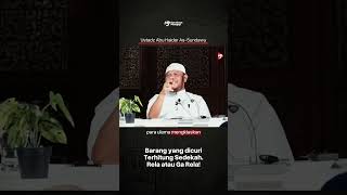 Download lagu Barang Yang Dicuri Terhitung Sedekah? Rela Atau Ga Rela - Ustadz Abu Haidar As-Sundawy حفظه الله mp3