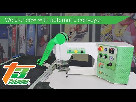 Soldar ou coser com transportador automático