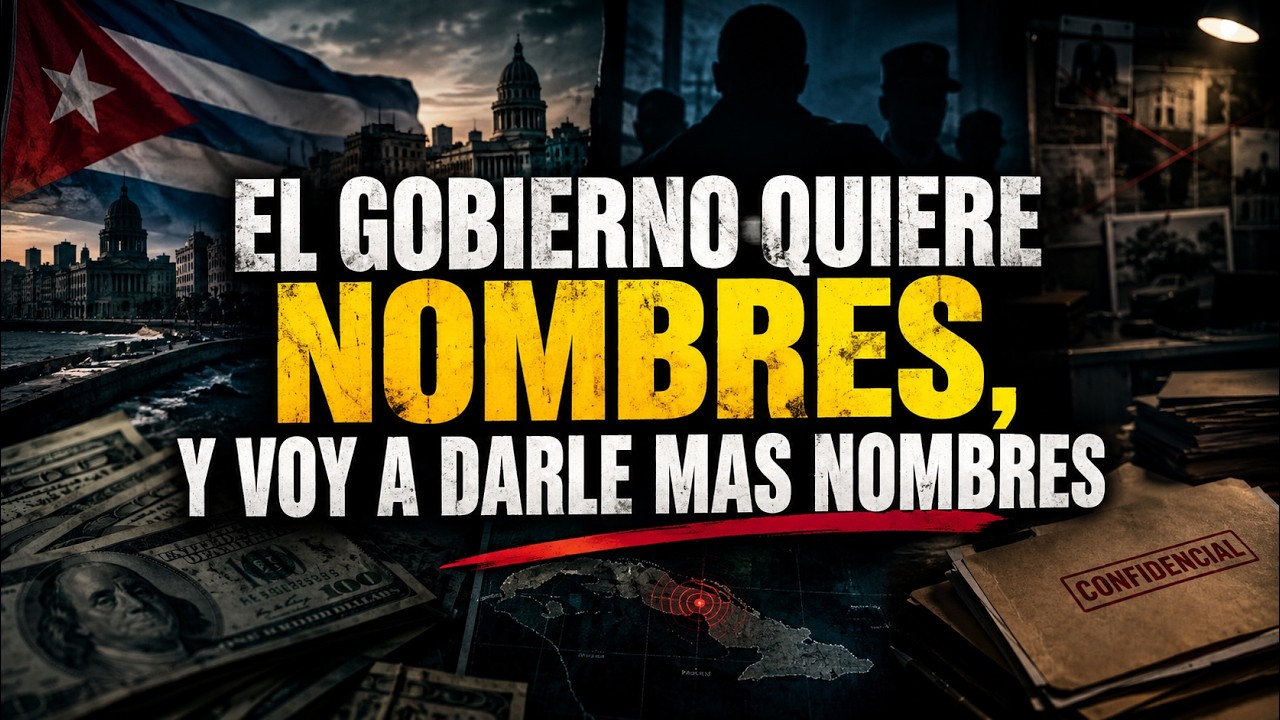 El gobierno quiere nombres, y voy a darle mas nombres