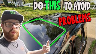 How To Clean Your Sunroof Drains