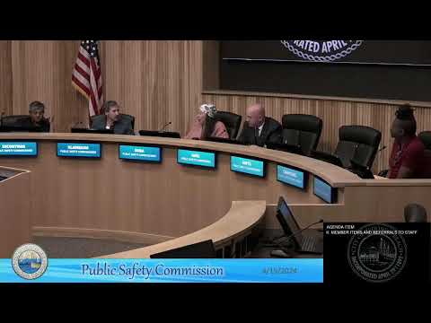 Redondo Beach Public Safety Commission, April 15, 2024