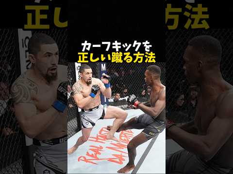 カーフキックの正しい蹴り方 #格闘技 #mma #ufc #rizin