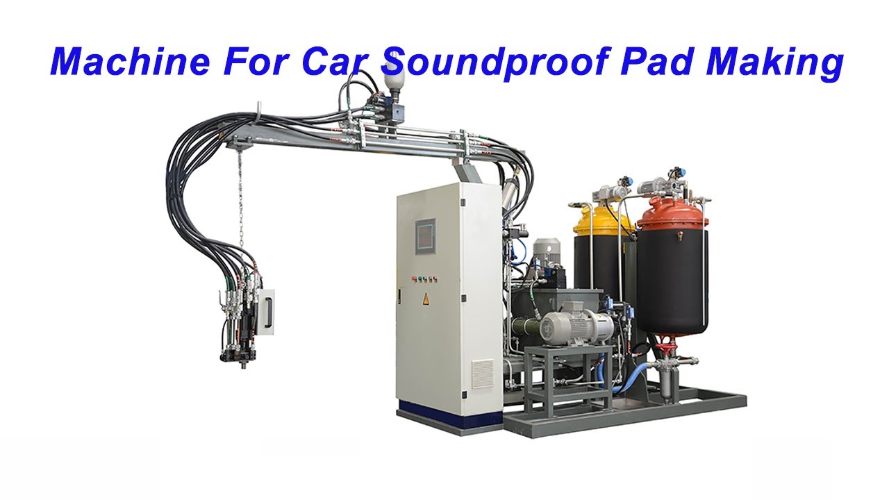 China PU High Pressure Foaming Machine For Car Soundproof Pad Making