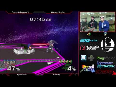 QR3 || DJ Nintendo (Fox, Marth) vs FLiiNcHy (Falco) || WB
