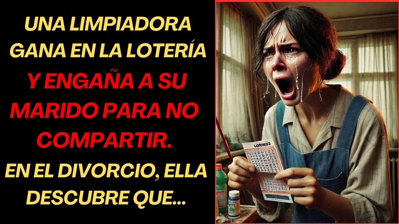 !!! La LIMPIADORA gana EN la LOTERÍA y ECHA a SU MARIDO. El DÍA, DESCUBRE QUE... !!!
