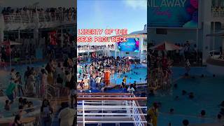LIBERTY OF THE SEAS POOL DECKS 👌🏼 ROYAL CARIBBEAN CRUISE LINE