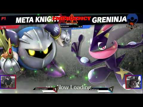 Yt.com/Arhungry (Lucina, MK) vs Papaya (Greninja) - HDR Winners Pools - Emergency: Run That Back!