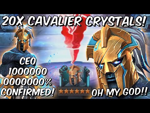 20x 6 Star Aegon Cavalier Crystal Opening! - INSANE CEO LUCK!!! - Marvel Contest of Champions