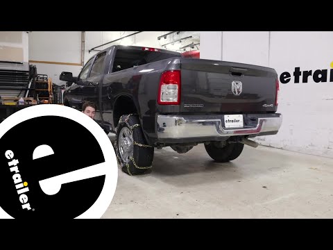 DIY 2022 Ram 2500 Installation for the Titan Chain Alloy Snow Chains w/ Cams for Wide Base Tires