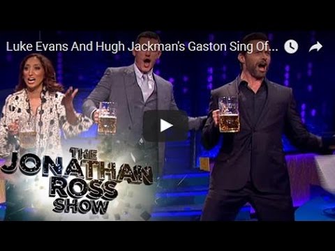Luke Evans Gives Preview of His 'Gaston' Singing Voice! (Video)