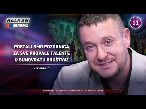 INTERVJU: Vuk Đuričić - Postali smo pozornica za propale talente u sunovratu društva! (15.10.2024)