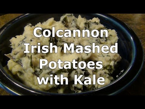 Irish Mashed Potatoes with Kale - Colcannon Recipe