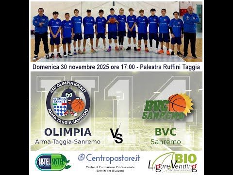 U14: Olimpia Basket vs Basket and Volley Club Sanremo - 30/11/2025
