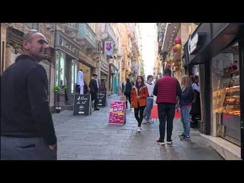 Valletta, Malta Walking Tour 🚶‍♂️✨ | Exploring the Historic Capital 🇲🇹 21 min.