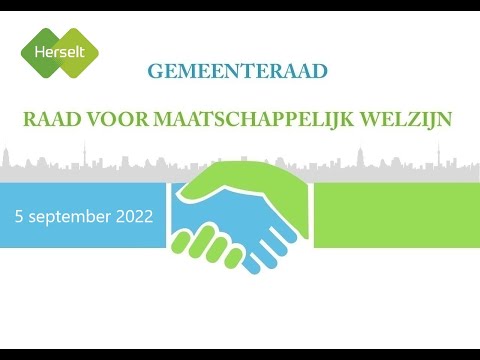 Gemeenteraad Herselt 5 september 2022