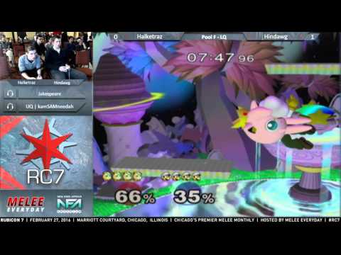 Rubicon 7 - Hindawg (Falco, Luigi) vs. Halketraz (Jigglypuff) - Pool F, Loser's Quarters