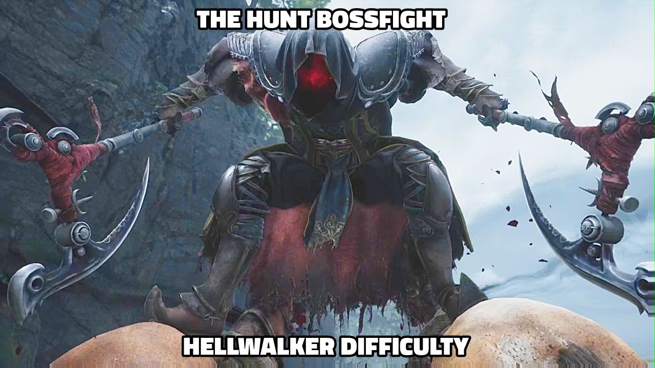 The Hunt, Hunter Of The Order Bossfight Gameplay! (Hellwalker)-Phantom Blade Zero