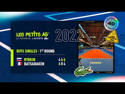 Les Petits As 2022 | Boys 1st Round | Yannis Batsabaken vs. Savva Rybkin