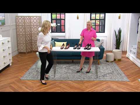 Clarks Collection Leather Pump - Kataleyna Rose on QVC