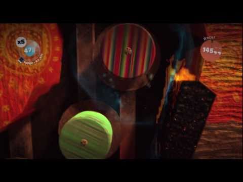 LittleBIGPlanet (720p HD) Walkthrough Part 46 - Roller Run - Three Score Challenges
