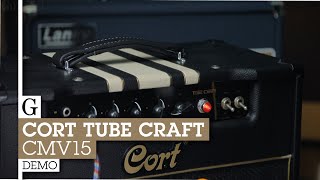 Video thumbnail for Cort Tube Craft CMV15 1x12 Combo Demo by Guitarist