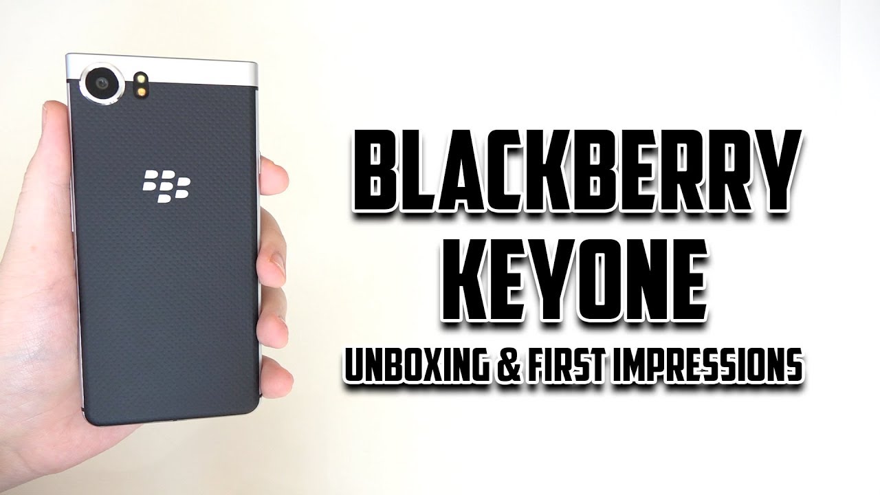 BlackBerry KEYOne Unboxing & First Impressions