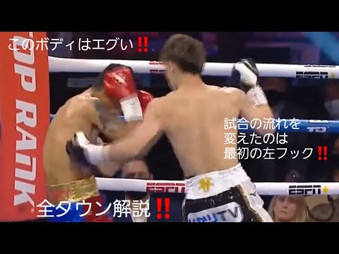 井上尚弥VSダスマリナス　KOシーン解析、ボディが当たる理由