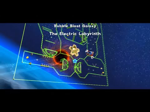 The Electric Labyrinth. Super Mario Galaxy. Pt.102 Longplay