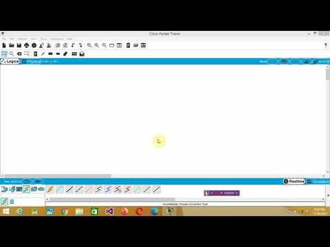 Building simple network topology and configuring it for static routing protocol using packet tracer
