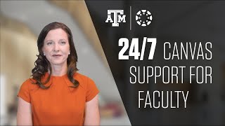 24/7 Canvas Support for Faculty