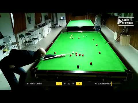 TUSCANY SNOOKER ACADEMY - REG. FIBIS TOSCANA CAT. B 2020/21 - F. PERSICHINI vs G. CALZERANO
