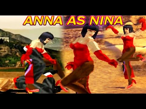[TAS] Anna With Nina's Moves Gameplay - Tekken 2 (Arcade Version) (Requested)