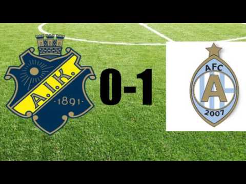 AIK 0-1 AFC ESKILSTUNA UNITED -- Eskilstunas MÅL Av M.Turay