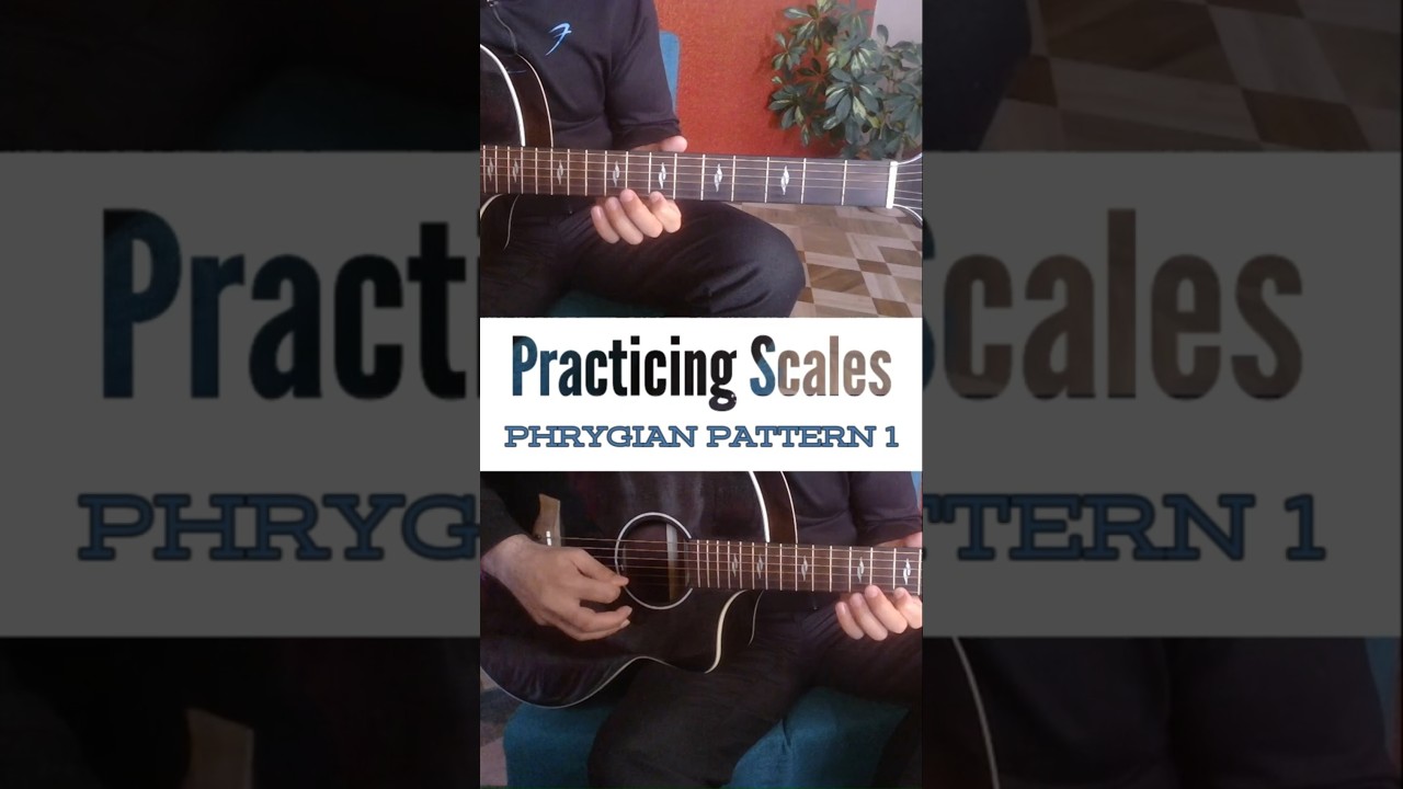Practicing Scales - B Phrygian Scale (Melody 1) | Learn Guitar Theory with Aman Verma