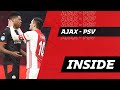 INSIDE AJAX - PSV | TUNNEL footage, ? real game EMOTIONS & more behind the scenes ?