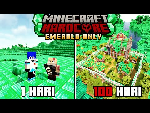 Insane Challenge: 100 Days in Minecraft - Emerald Only!