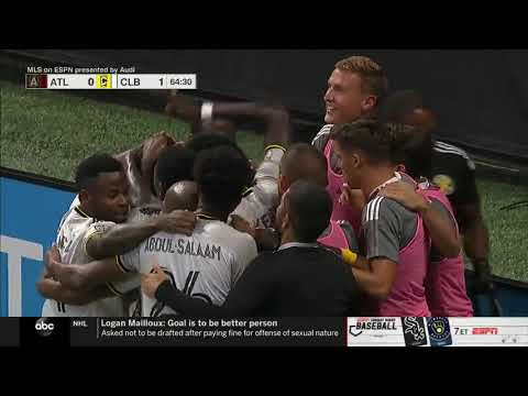 GOAL | Jonathan Mensah heads in the opening goal to give Columbus a second-half lead