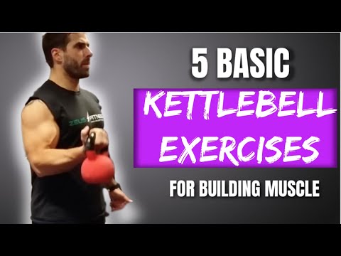 Build And Tone Muscle From Home With Just A Kettlebell - 5 Basic Exercises