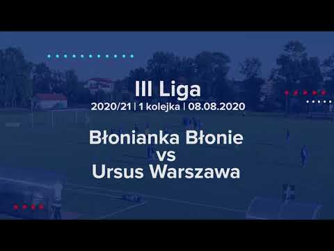 Błonianka Błonie - Ursus Warszawa / nierozważny atak bramkarza