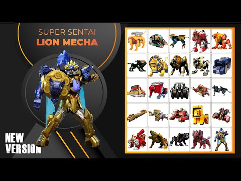 Lion mecha super sentai