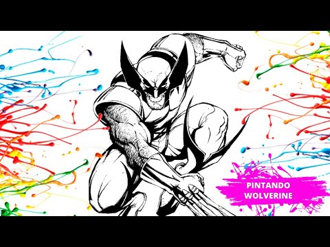 marvel coloring wolverine