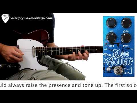 Immagine Menatone The Blue Collar Overdrive Guitar Effect Pedal USA - 5
