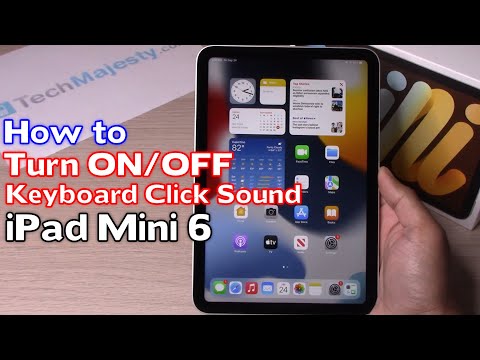 How to Turn ON / Turn OFF Keyboard Click Sound on iPad Mini 6 (2021)