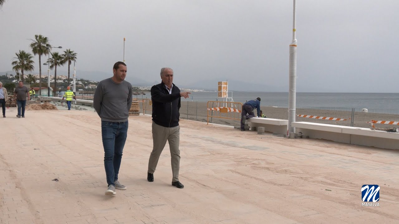 El viernes se recepciona parte de la tercera fase del paseo marítimo