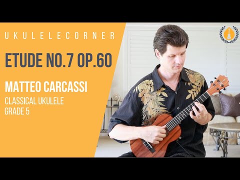 Etude No  7, OP  60 by Matteo Carcassi performed on Ukulele by Jeff Peterson