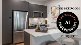 Apartment 429 | Luxury Ballard 1 Bedroom | A1 Layout