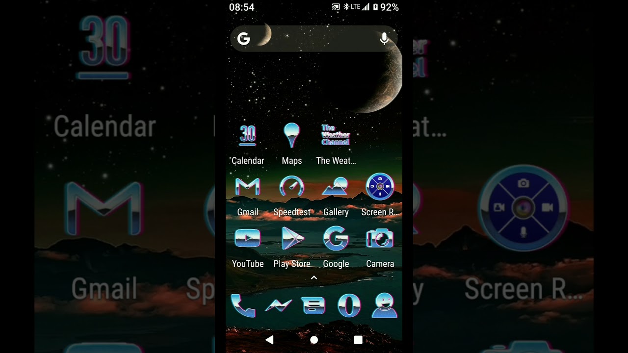 Coolpad Legacy app drawer