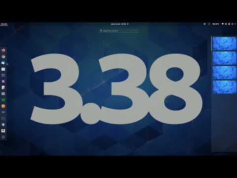 GNOME 3.38 on Arch Linux on a 4K Display