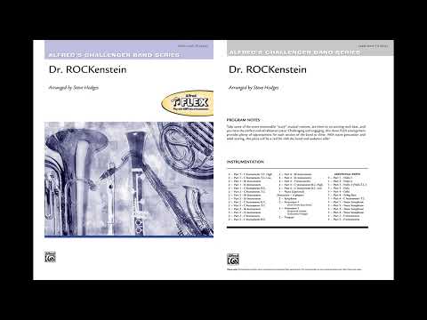 Dr. ROCKenstein, arr. Steve Hodges – Score & Sound